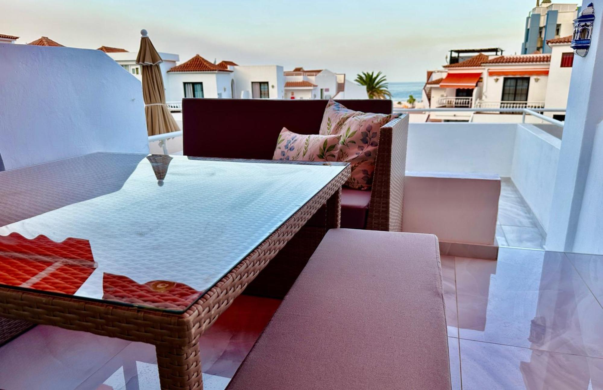 洛斯克里斯蒂亚诺斯Luxury Diamond - Ocean View, Big Terraces, Air Con, Wifi公寓 外观 照片