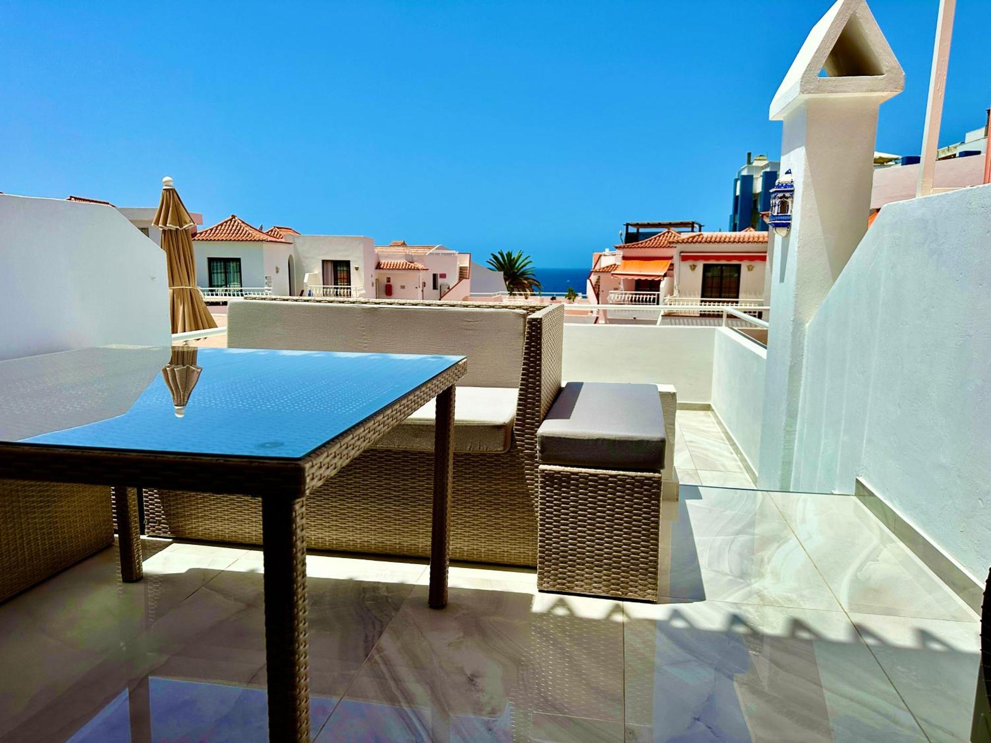 洛斯克里斯蒂亚诺斯Luxury Diamond - Ocean View, Big Terraces, Air Con, Wifi公寓 外观 照片